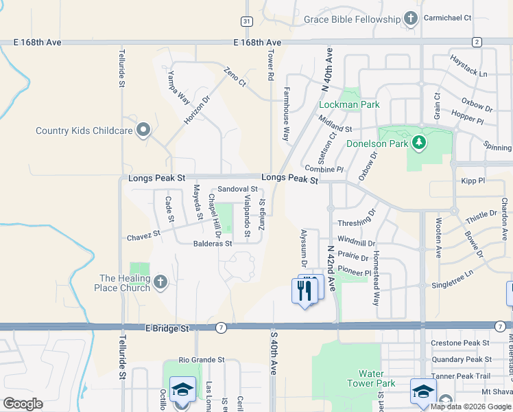map of restaurants, bars, coffee shops, grocery stores, and more near 363 Zuniga Street in Brighton