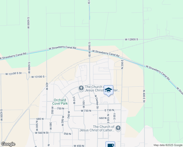 map of restaurants, bars, coffee shops, grocery stores, and more near 1017 North Center Street in Santaquin