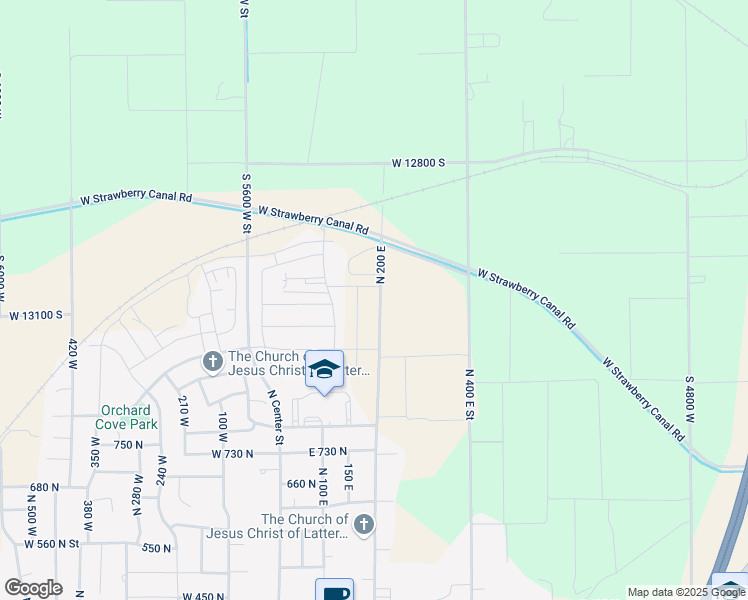 map of restaurants, bars, coffee shops, grocery stores, and more near 969 North 200 East in Payson