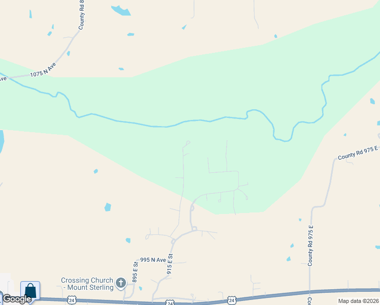 map of restaurants, bars, coffee shops, grocery stores, and more near 32 Goldenrod Drive in Mount Sterling