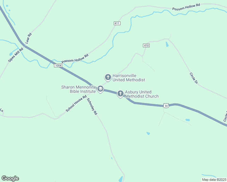 map of restaurants, bars, coffee shops, grocery stores, and more near 7375 Lincoln Highway in Harrisonville