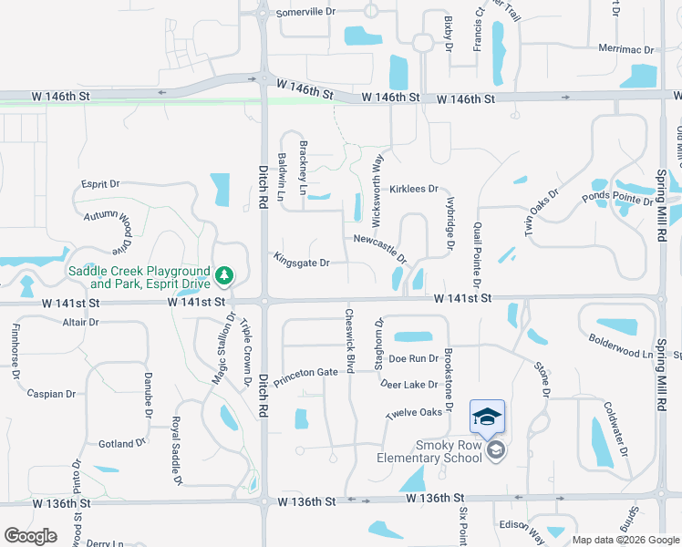 map of restaurants, bars, coffee shops, grocery stores, and more near 14109 Welford Way in Carmel