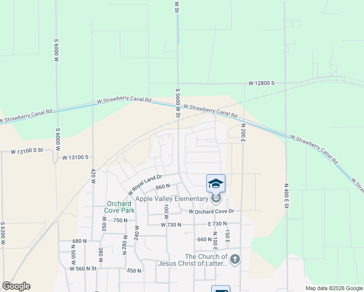 map of restaurants, bars, coffee shops, grocery stores, and more near 984 North Center Street in Santaquin