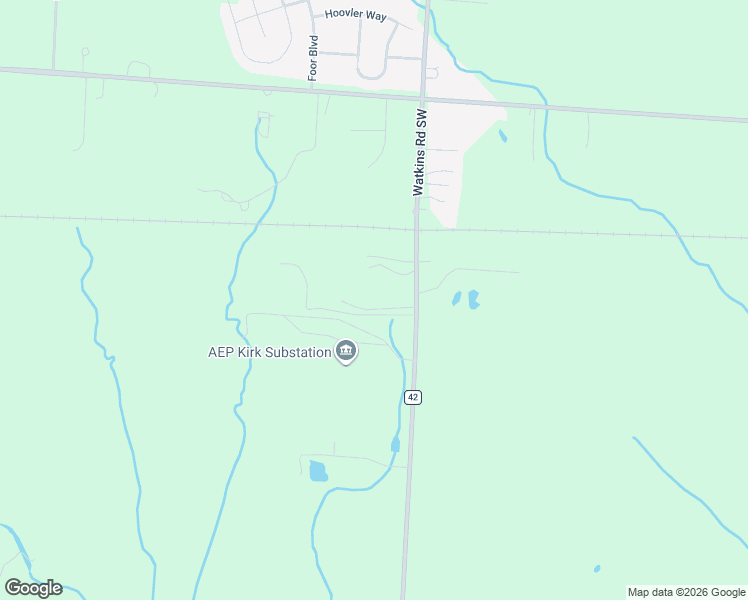 map of restaurants, bars, coffee shops, grocery stores, and more near 6690 Watkins Road Southwest in Pataskala