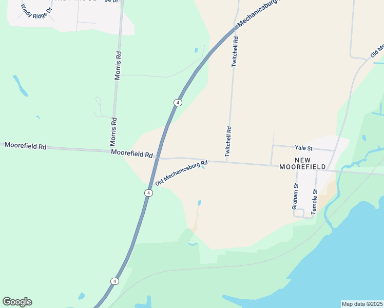 map of restaurants, bars, coffee shops, grocery stores, and more near 3839-3911 Moorefield Rd in Springfield