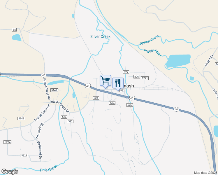 map of restaurants, bars, coffee shops, grocery stores, and more near 8 Gcr 821 in Tabernash