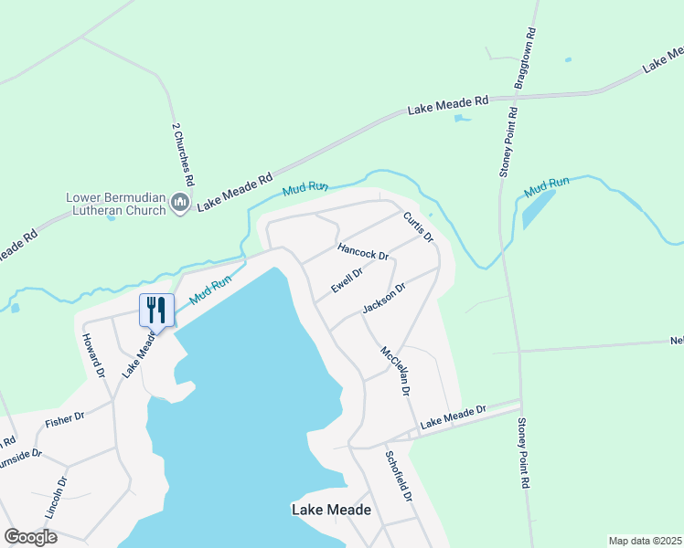map of restaurants, bars, coffee shops, grocery stores, and more near 8 Ewell Drive in East Berlin