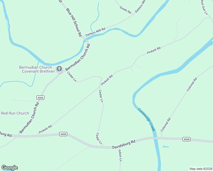 map of restaurants, bars, coffee shops, grocery stores, and more near 107 Pickett Road in Dover