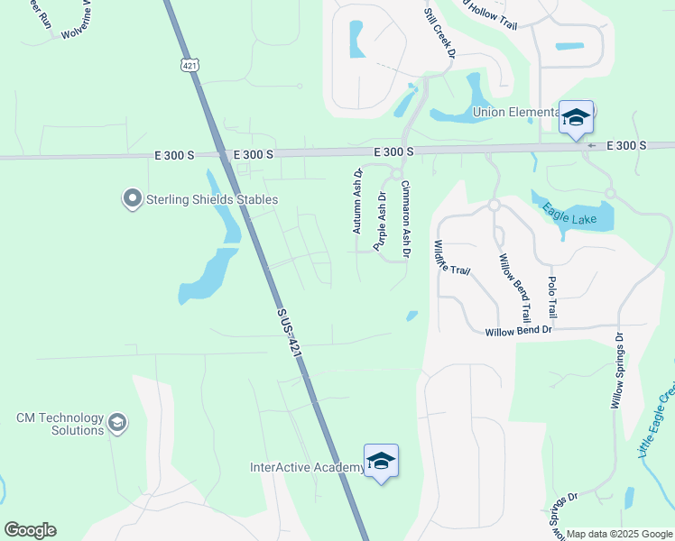 map of restaurants, bars, coffee shops, grocery stores, and more near 3258 Autumn Ash Court in Zionsville