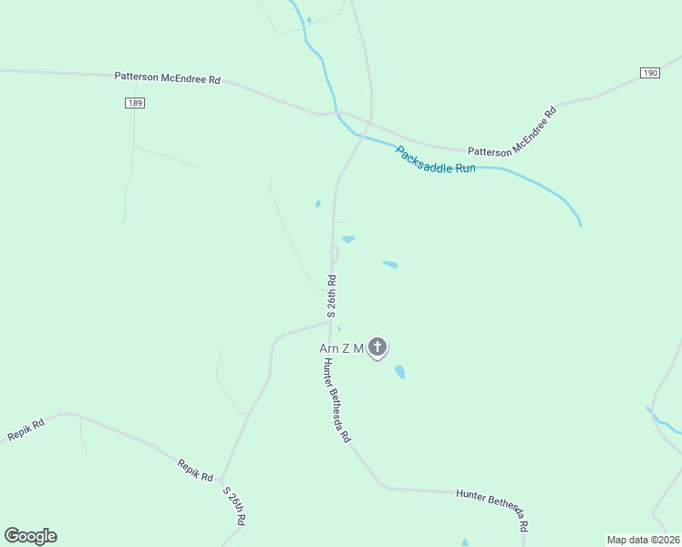 map of restaurants, bars, coffee shops, grocery stores, and more near 62131 South 26th Road in Bethesda