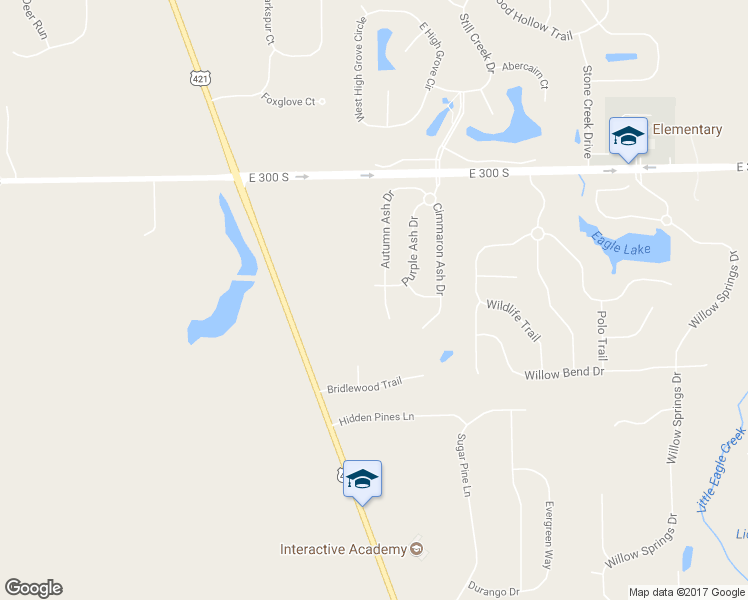 map of restaurants, bars, coffee shops, grocery stores, and more near 3258 Autumn Ash Court in Zionsville