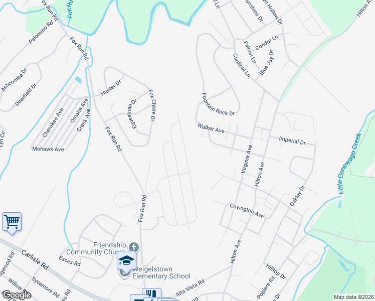 map of restaurants, bars, coffee shops, grocery stores, and more near 3252 Staunton Avenue in Dover