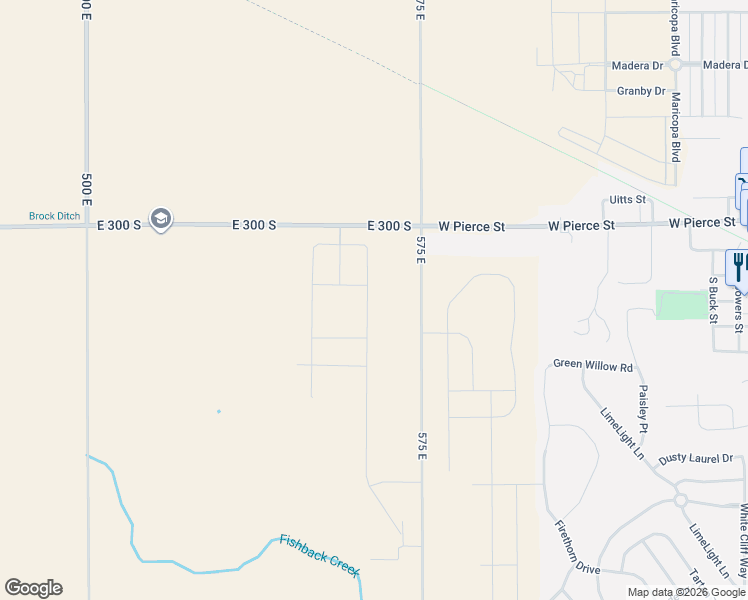 map of restaurants, bars, coffee shops, grocery stores, and more near 3171 Sugar Grove Drive in Whitestown