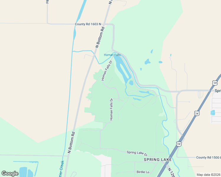 map of restaurants, bars, coffee shops, grocery stores, and more near Homan Falls Drive in Adams County