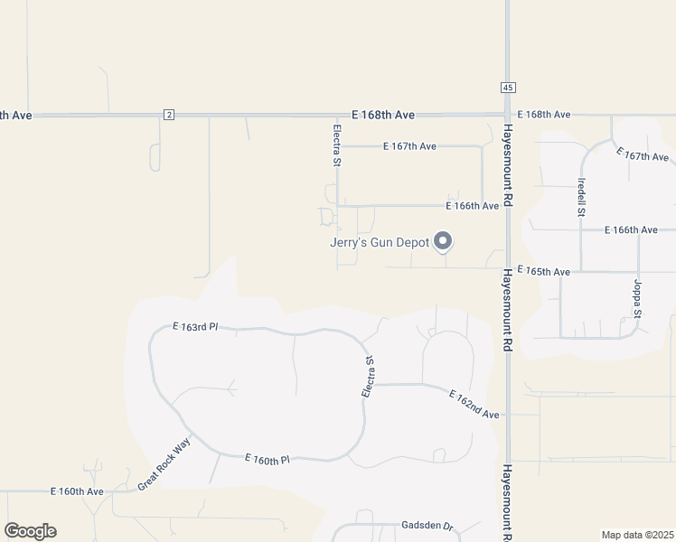 map of restaurants, bars, coffee shops, grocery stores, and more near 16475 Electra Street in Brighton
