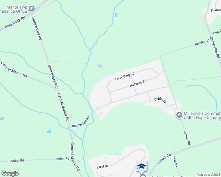 map of restaurants, bars, coffee shops, grocery stores, and more near 152 Nicholas Road in Lancaster