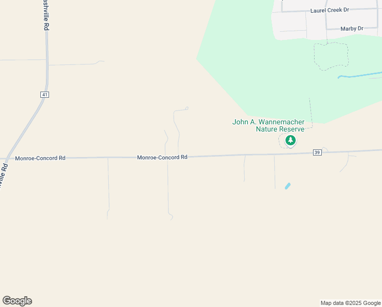 map of restaurants, bars, coffee shops, grocery stores, and more near 2375 Monroe-Concord Road in Troy