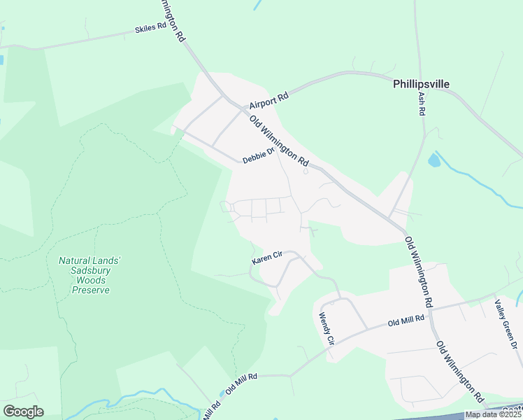 map of restaurants, bars, coffee shops, grocery stores, and more near 103 Hope Lane in Coatesville