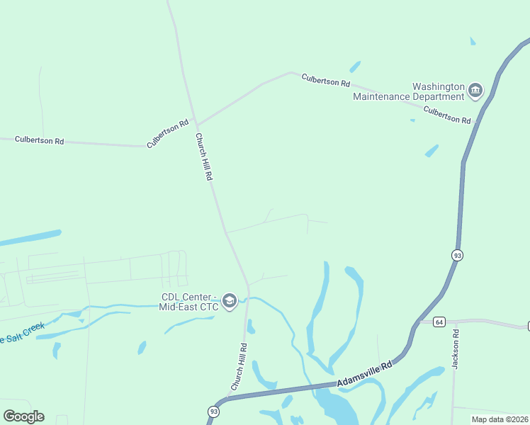 map of restaurants, bars, coffee shops, grocery stores, and more near 3840 Church Hill Road in Zanesville