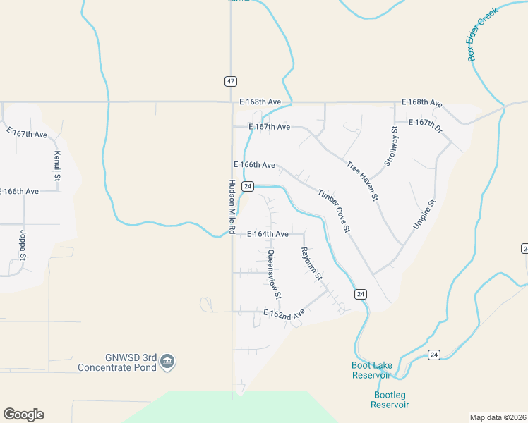 map of restaurants, bars, coffee shops, grocery stores, and more near 16525 Queensview Street in Hudson