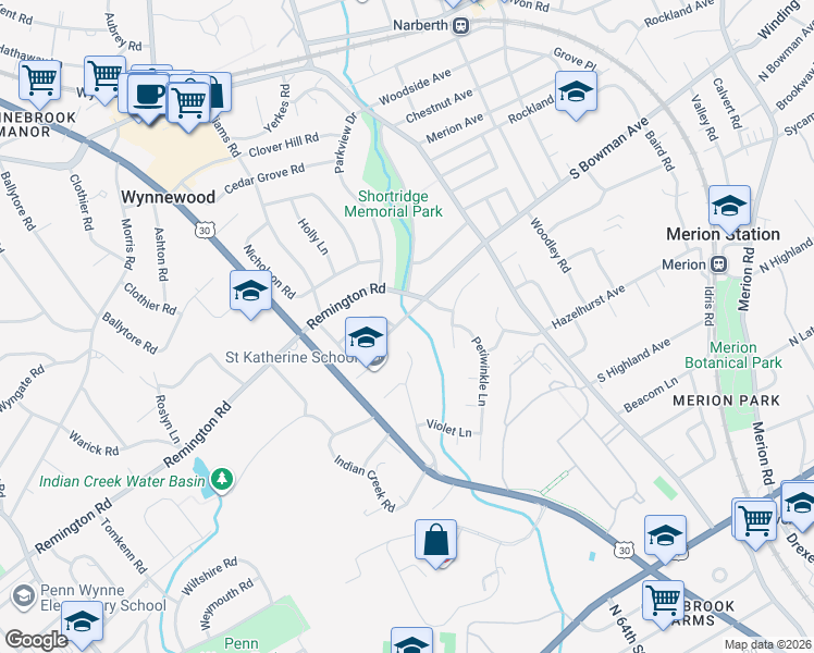 map of restaurants, bars, coffee shops, grocery stores, and more near 915 Bowman Avenue in Wynnewood