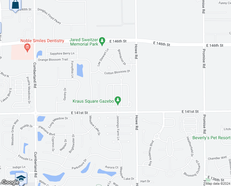 map of restaurants, bars, coffee shops, grocery stores, and more near 14249 Country Breeze Lane in Fishers