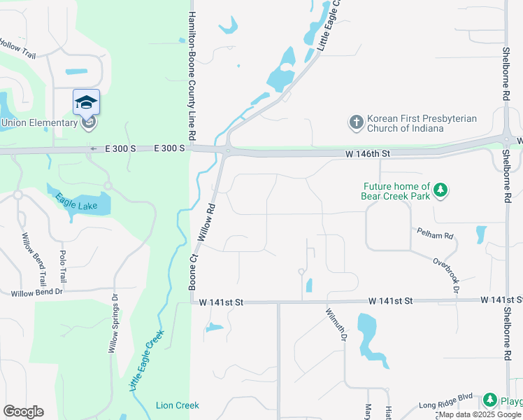 map of restaurants, bars, coffee shops, grocery stores, and more near 4477 Evergreen Trail in Carmel