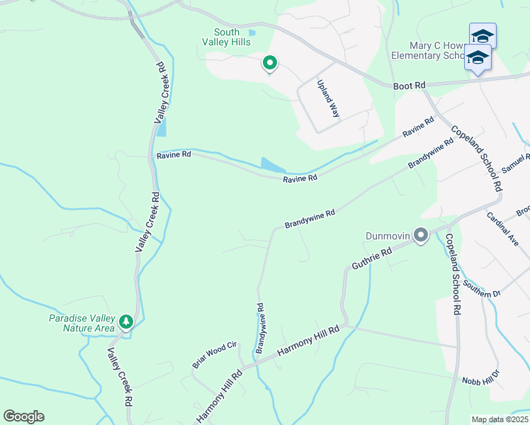 map of restaurants, bars, coffee shops, grocery stores, and more near 849 Brandywine Road in West Chester