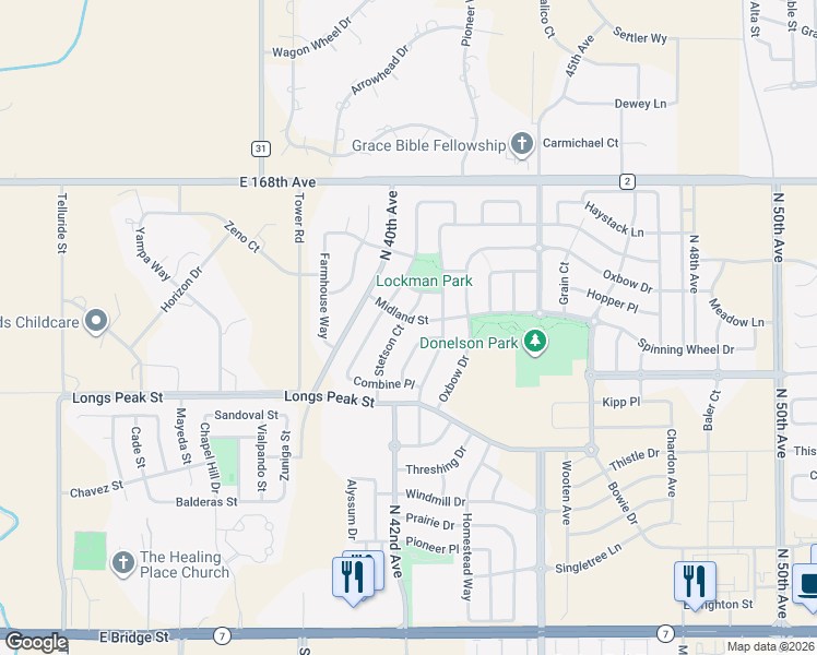 map of restaurants, bars, coffee shops, grocery stores, and more near 483 Stetson Court in Brighton