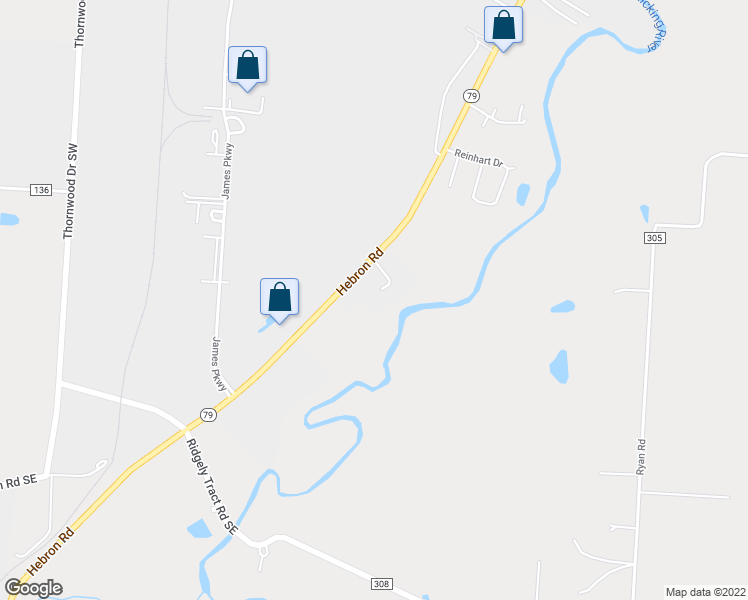 map of restaurants, bars, coffee shops, grocery stores, and more near 32 Scioto Drive in Heath