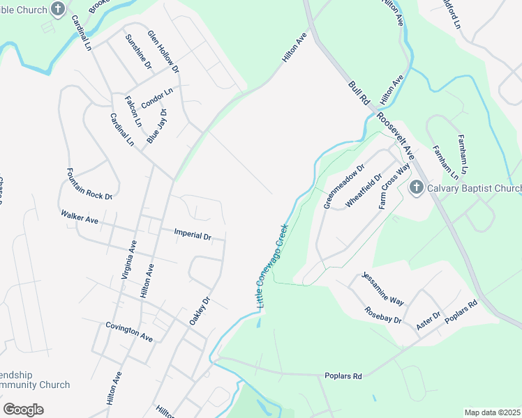 map of restaurants, bars, coffee shops, grocery stores, and more near 1515 Hilton Ave in Dover