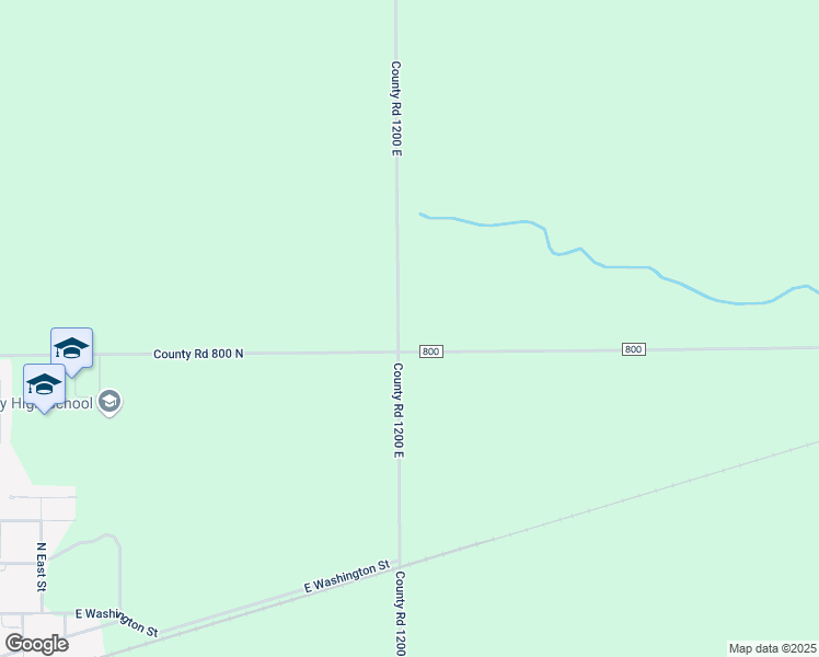 map of restaurants, bars, coffee shops, grocery stores, and more near 1202 County Road 800 in Tolono