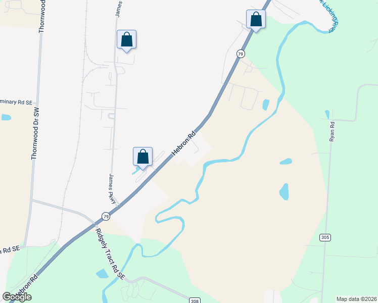 map of restaurants, bars, coffee shops, grocery stores, and more near 27 Scioto Drive in Heath