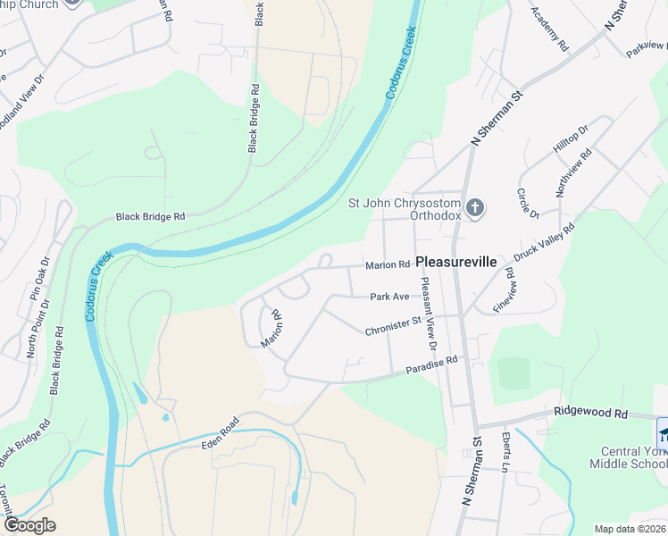 map of restaurants, bars, coffee shops, grocery stores, and more near 2322 Sunny Hill Circle in York