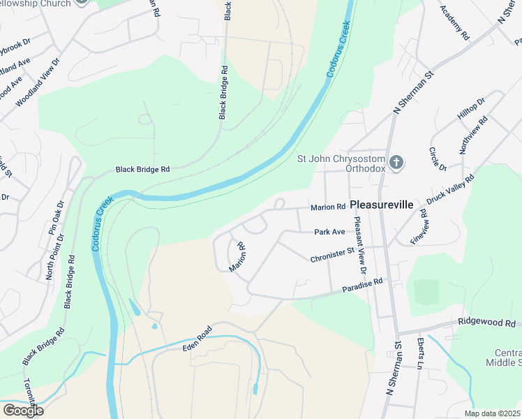 map of restaurants, bars, coffee shops, grocery stores, and more near 541 Marion Road in York
