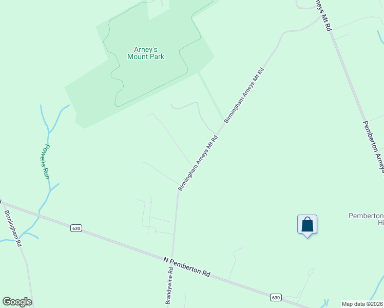 map of restaurants, bars, coffee shops, grocery stores, and more near 427 Birmingham Arneys Mount Road in Pemberton