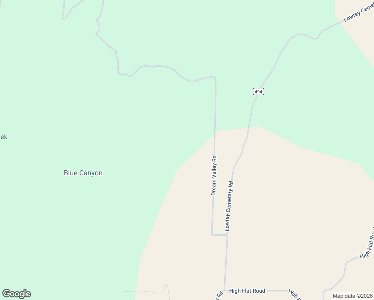 map of restaurants, bars, coffee shops, grocery stores, and more near 6795 Dream Valley Road in Red Bluff