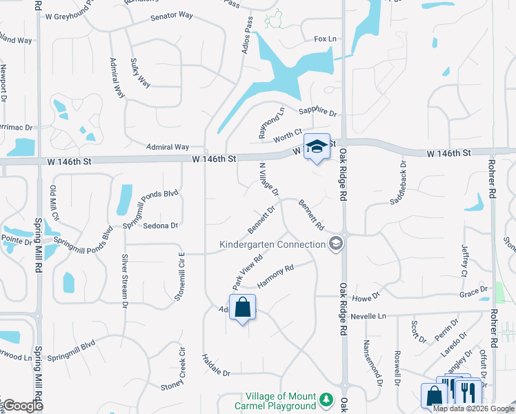 map of restaurants, bars, coffee shops, grocery stores, and more near 57 Amalfi Drive in Carmel