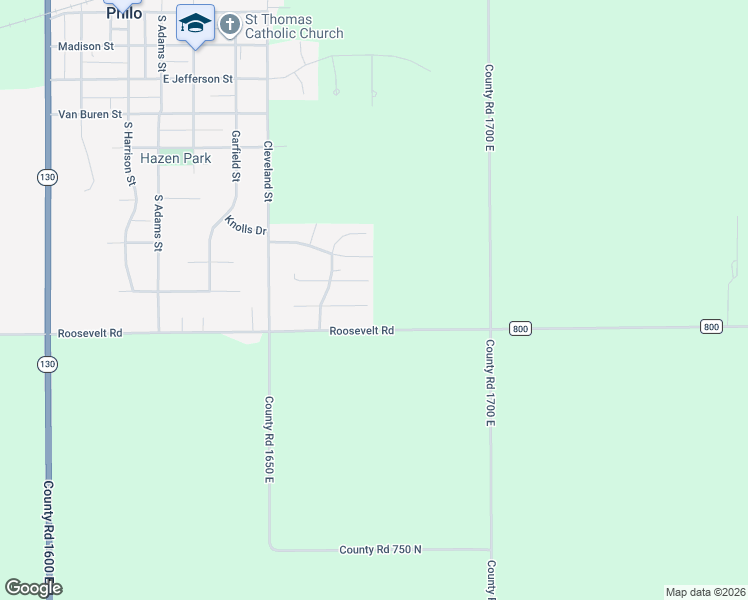 map of restaurants, bars, coffee shops, grocery stores, and more near 612 High Hill Road in Philo