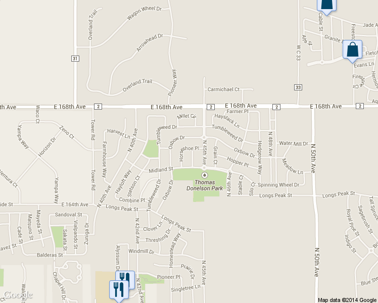 map of restaurants, bars, coffee shops, grocery stores, and more near 545 Daylight Court in Brighton