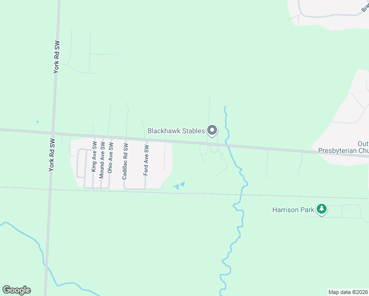 map of restaurants, bars, coffee shops, grocery stores, and more near 6463 Blacks Road Southwest in Pataskala