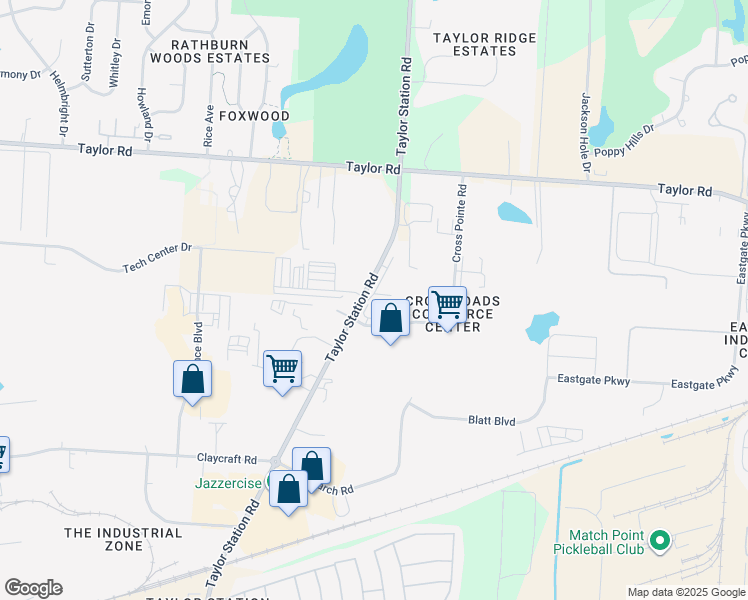map of restaurants, bars, coffee shops, grocery stores, and more near 791 Cross Pointe Road in Gahanna