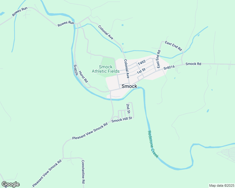 map of restaurants, bars, coffee shops, grocery stores, and more near 11 Railroad Street in Smock
