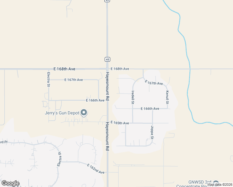 map of restaurants, bars, coffee shops, grocery stores, and more near 16512 East 166th Place in Brighton