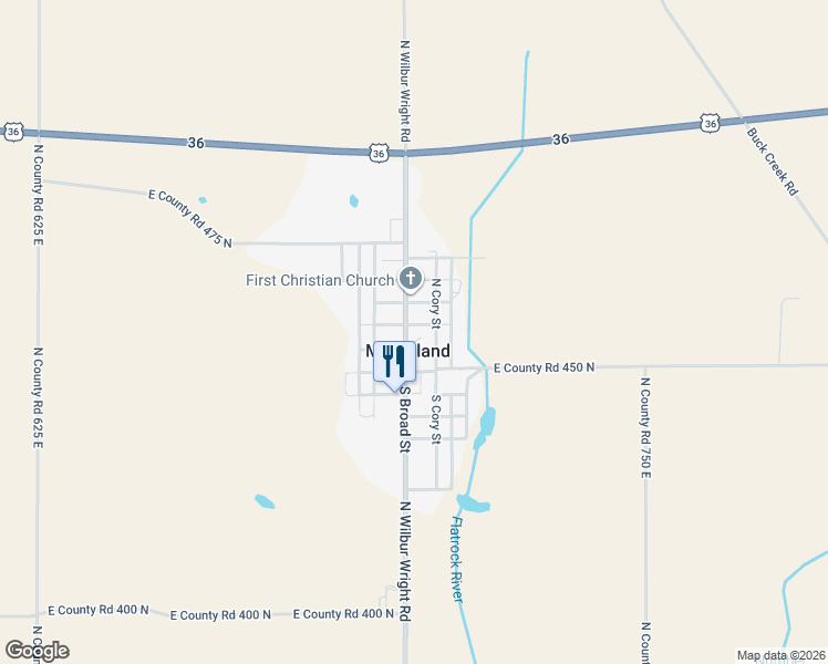 map of restaurants, bars, coffee shops, grocery stores, and more near in Mooreland