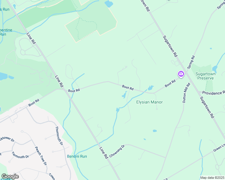 map of restaurants, bars, coffee shops, grocery stores, and more near 333 Boot Road in Malvern