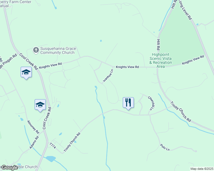 map of restaurants, bars, coffee shops, grocery stores, and more near 82 Chateau Circle in Wrightsville