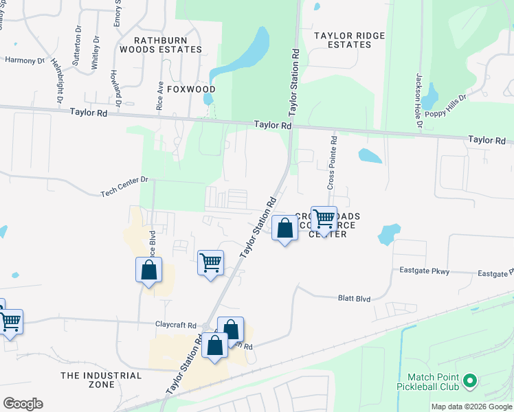 map of restaurants, bars, coffee shops, grocery stores, and more near 841-855 Taylor Station Road in Franklin County