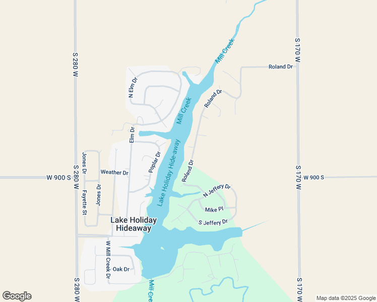 map of restaurants, bars, coffee shops, grocery stores, and more near 3578-3658 Roland Drive in Kingman