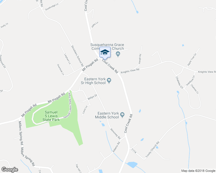 map of restaurants, bars, coffee shops, grocery stores, and more near 720 Cool Creek Road in Wrightsville